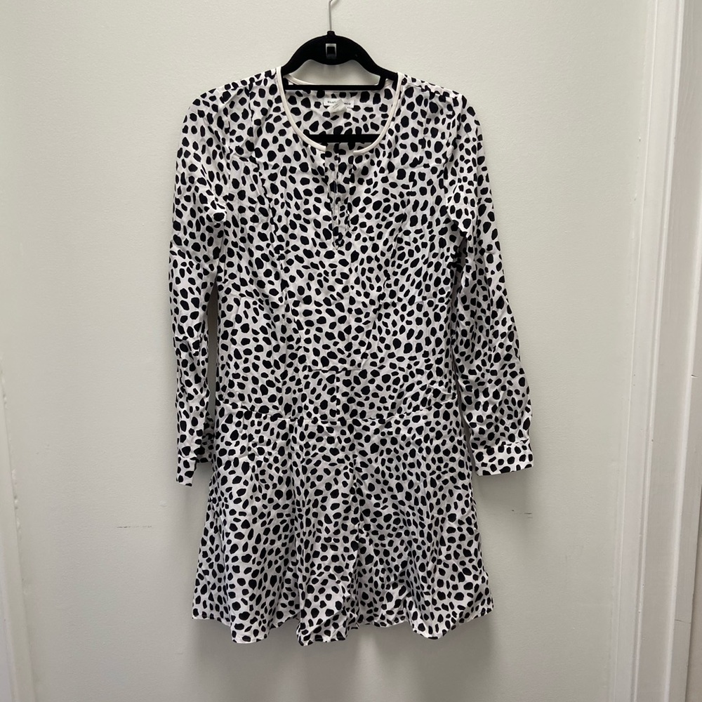 Club Monaco Dotted A-Line Dress